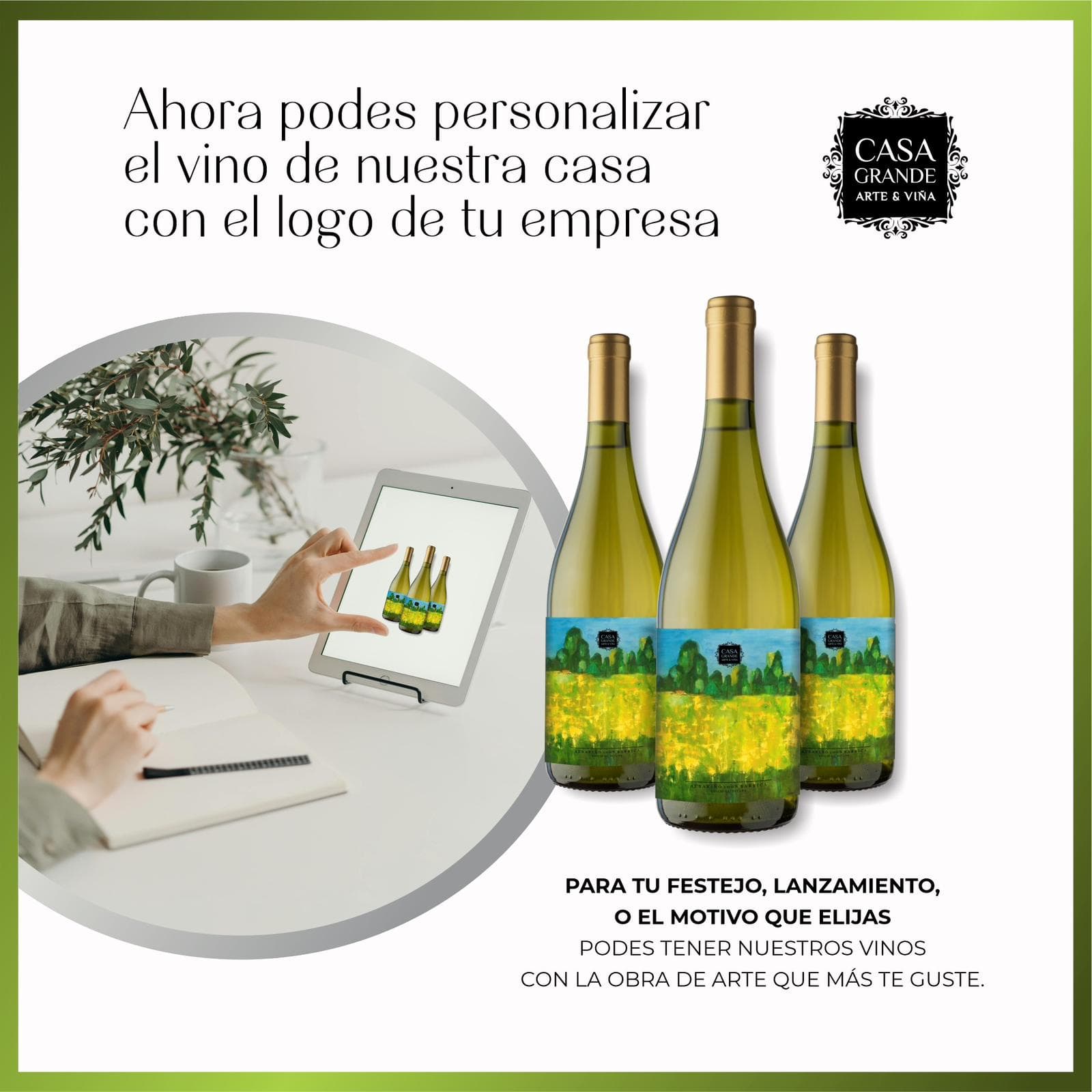 Personalizá tu vino